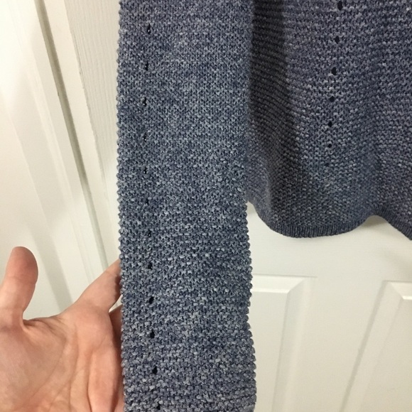 RAG & Bone Blue Knit Laurel Pullover Sweater - Picture 5 of 10